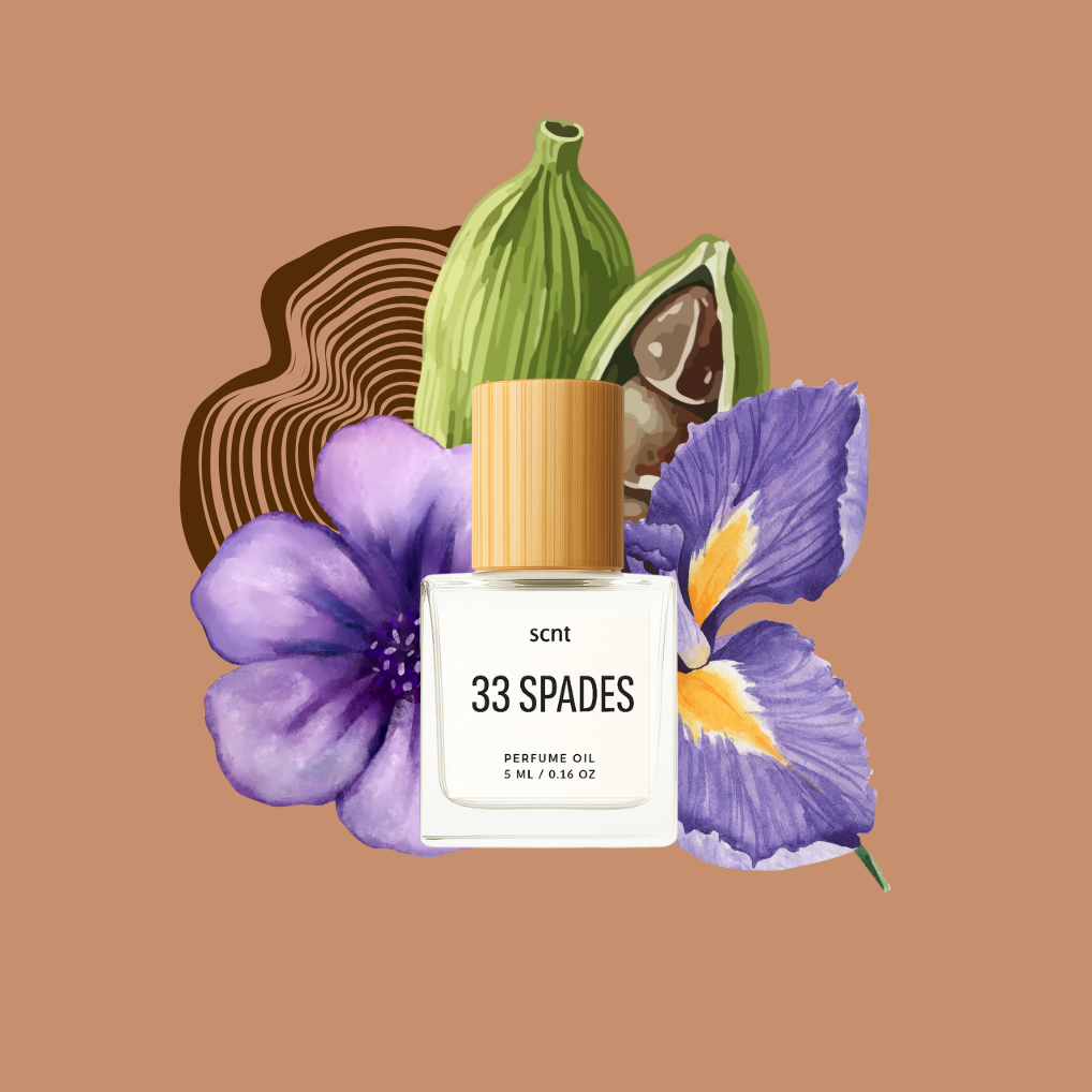 33 spades : Impression of Santal 33